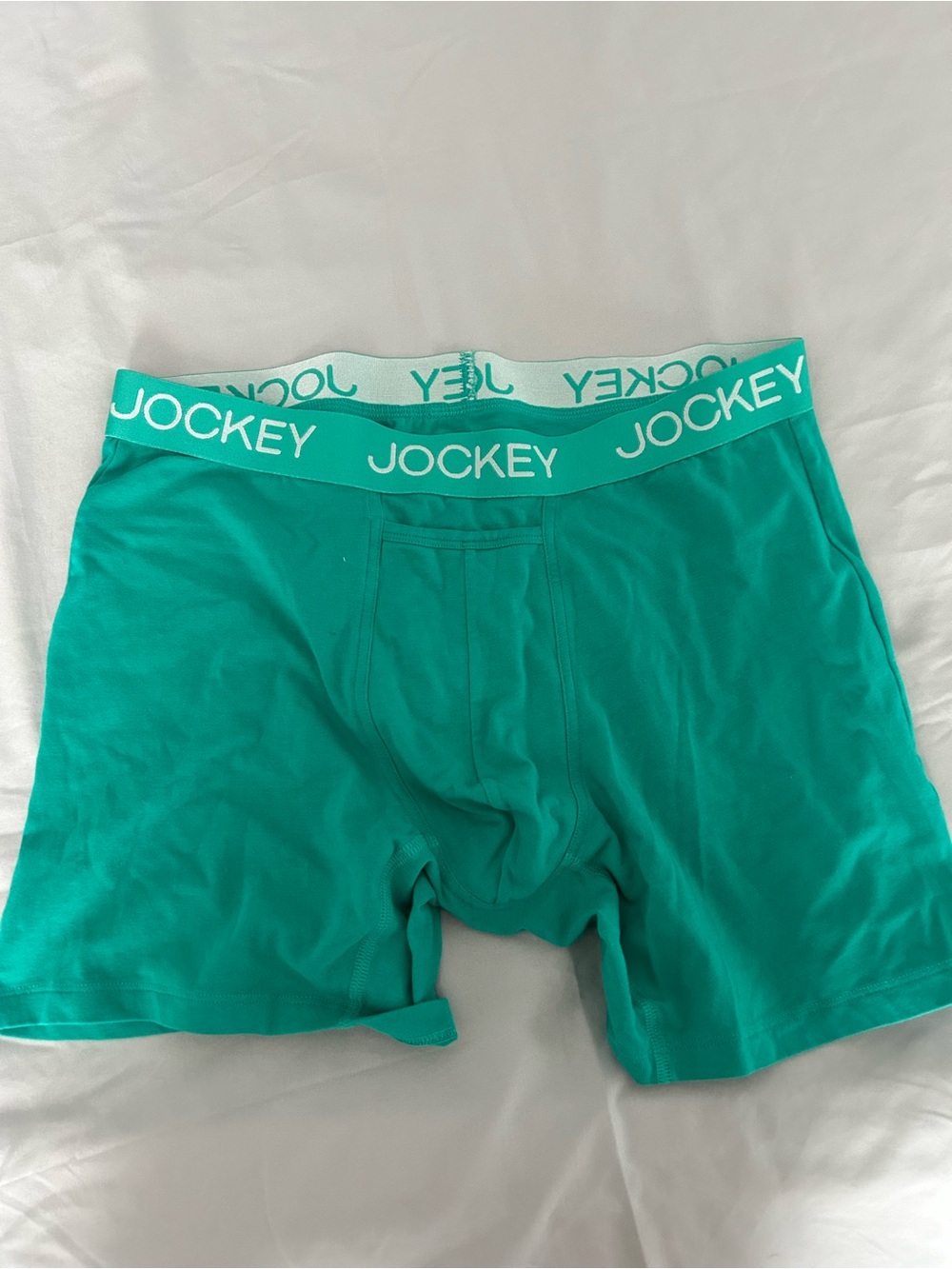 Jockey Men’s green Boxer Briefs - Comfortable Stretch Support